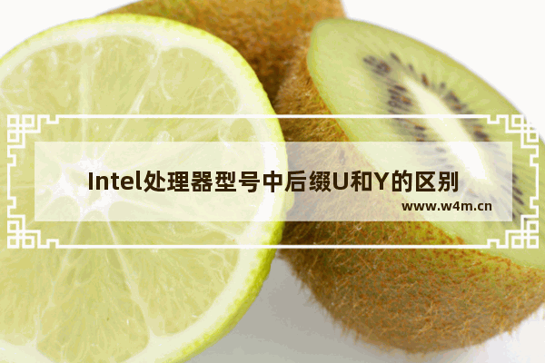 Intel处理器型号中后缀U和Y的区别