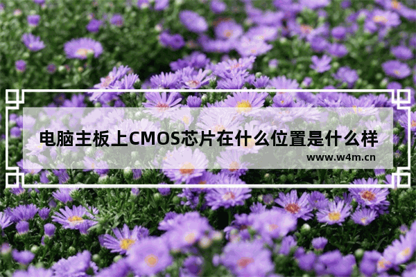 电脑主板上CMOS芯片在什么位置是什么样子的