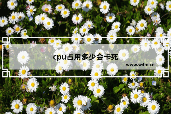 cpu占用多少会卡死