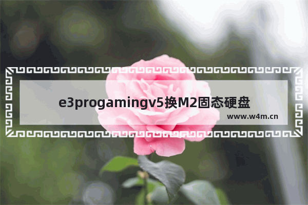 e3progamingv5换M2固态硬盘开机比普通ssd硬盘还慢是怎么了