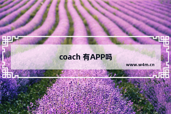 coach 有APP吗