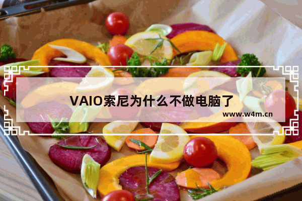 VAIO索尼为什么不做电脑了