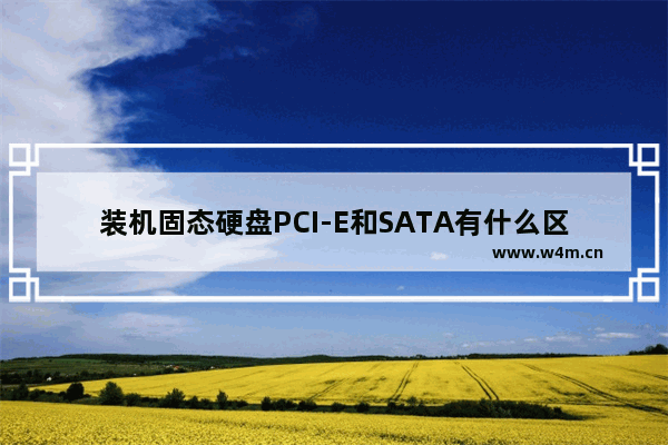 装机固态硬盘PCI-E和SATA有什么区别 哪个好点