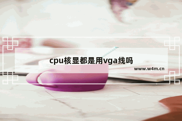 cpu核显都是用vga线吗