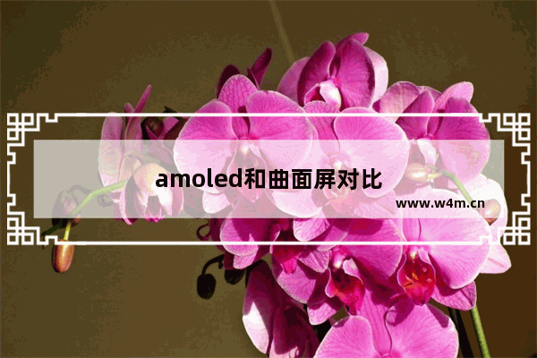 amoled和曲面屏对比