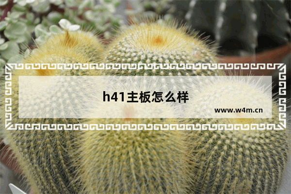 h41主板怎么样