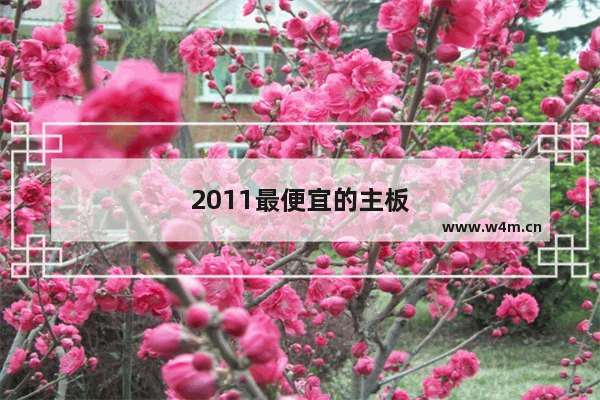 2011最便宜的主板