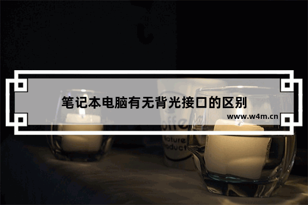 笔记本电脑有无背光接口的区别