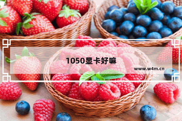 1050显卡好嘛