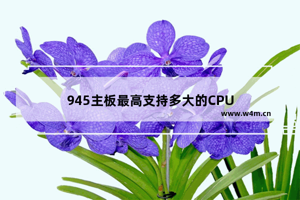 945主板最高支持多大的CPU