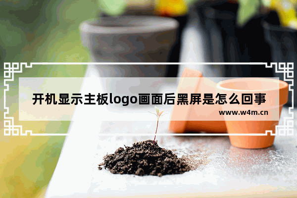 开机显示主板logo画面后黑屏是怎么回事