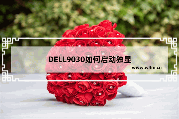 DELL9030如何启动独显