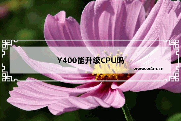 Y400能升级CPU吗