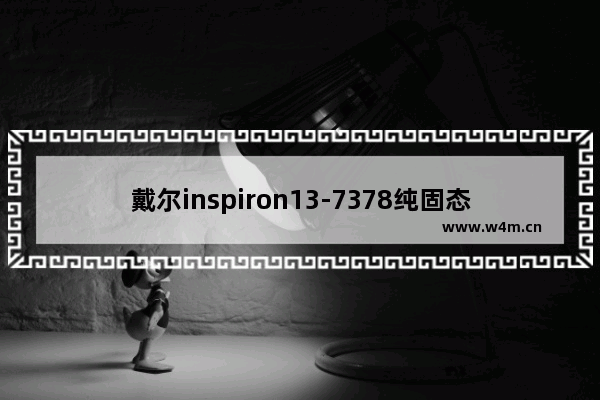 戴尔inspiron13-7378纯固态能加装机械硬盘吗