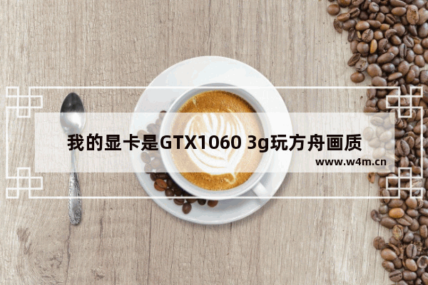 我的显卡是GTX1060 3g玩方舟画质开到高都不行 感觉玩起来反应慢