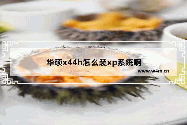 华硕x44h怎么装xp系统啊