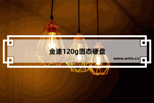 金速120g固态硬盘