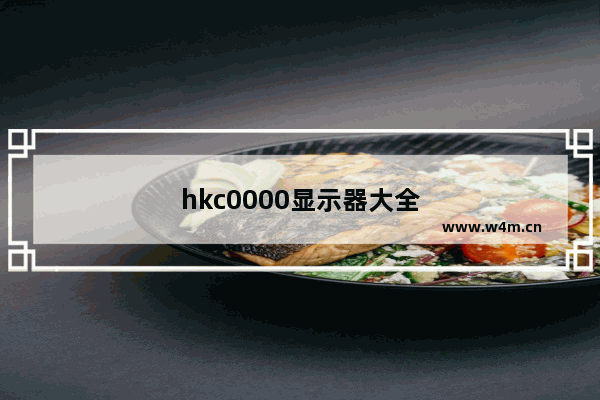 hkc0000显示器大全