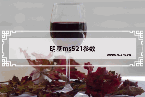 明基ms521参数