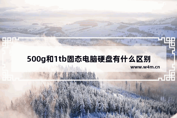 500g和1tb固态电脑硬盘有什么区别