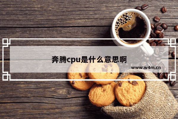 奔腾cpu是什么意思啊