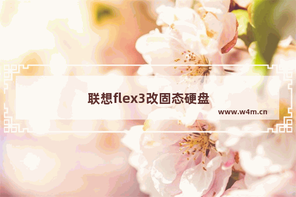 联想flex3改固态硬盘