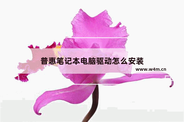 普惠笔记本电脑驱动怎么安装