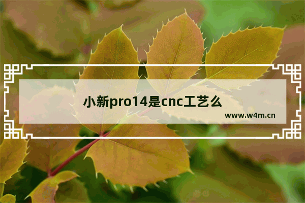 小新pro14是cnc工艺么