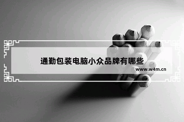 通勤包装电脑小众品牌有哪些