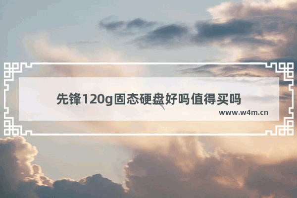 先锋120g固态硬盘好吗值得买吗