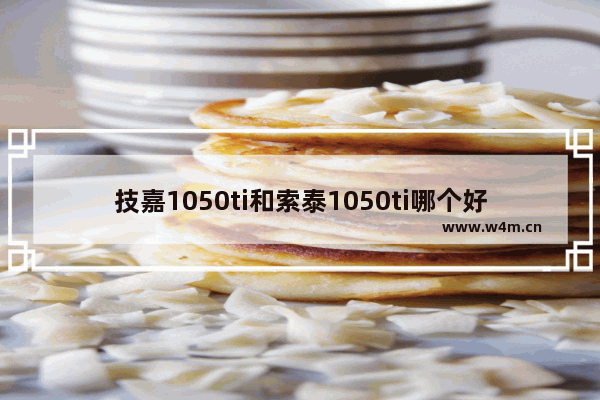 技嘉1050ti和索泰1050ti哪个好