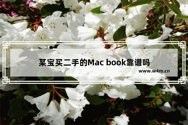 某宝买二手的Mac book靠谱吗