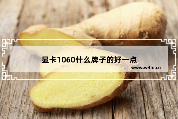 显卡1060什么牌子的好一点