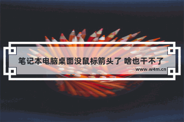 笔记本电脑桌面没鼠标箭头了 啥也干不了 怎么办