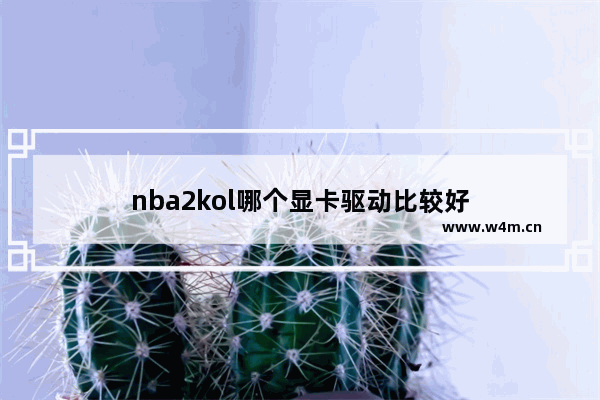 nba2kol哪个显卡驱动比较好