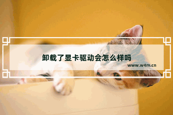 卸载了显卡驱动会怎么样吗