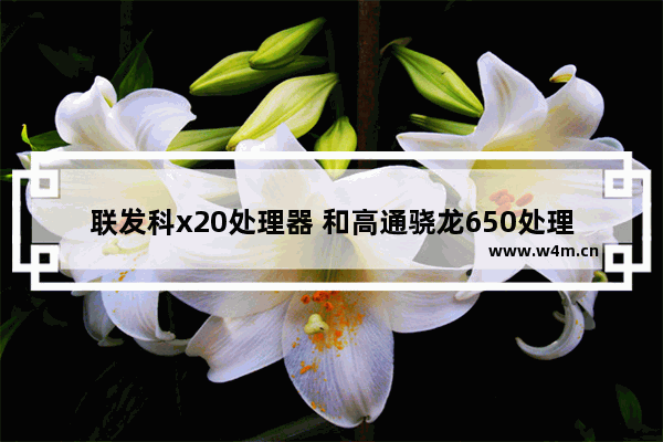 联发科x20处理器 和高通骁龙650处理器 哪个好一点