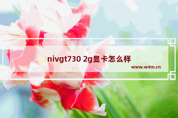 nivgt730 2g显卡怎么样