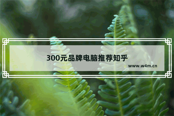 300元品牌电脑推荐知乎