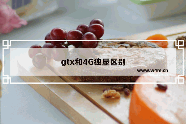 gtx和4G独显区别