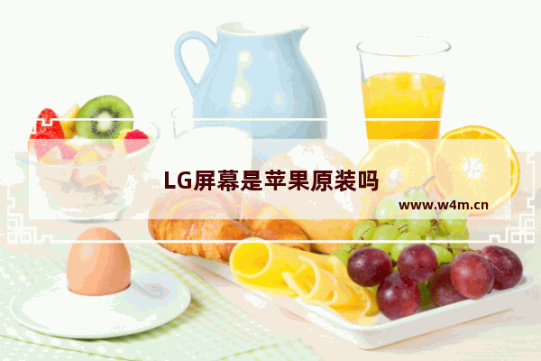 LG屏幕是苹果原装吗