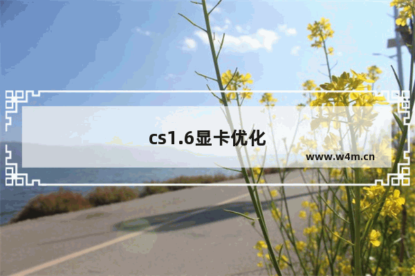 cs1.6显卡优化