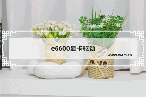 e6600显卡驱动