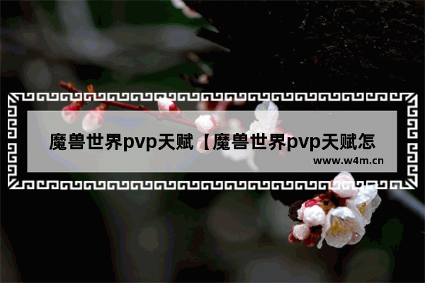 魔兽世界pvp天赋【魔兽世界pvp天赋怎么用】