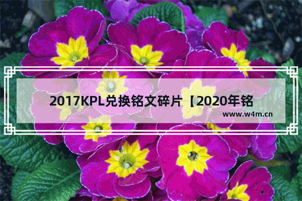 2017KPL兑换铭文碎片【2020年铭文碎片怎么快速获得】