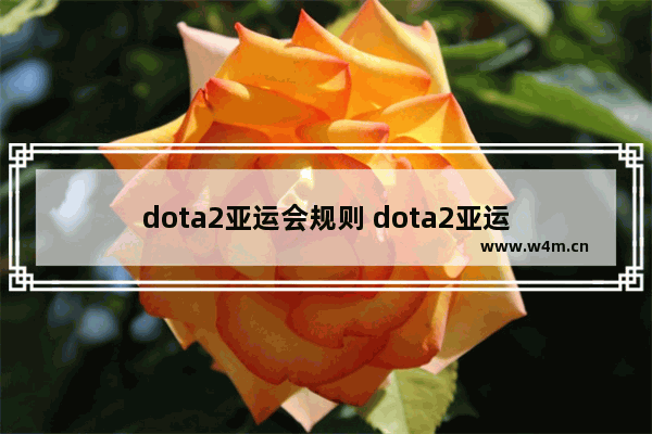 dota2亚运会规则 dota2亚运