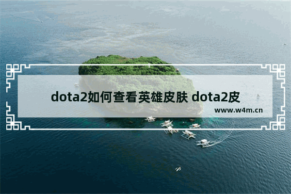 dota2如何查看英雄皮肤 dota2皮肤界面