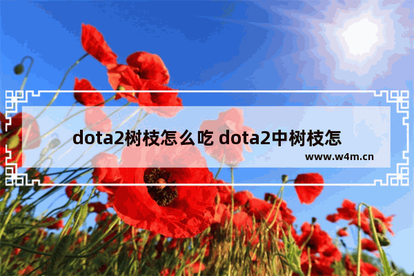 dota2树枝怎么吃 dota2中树枝怎么用