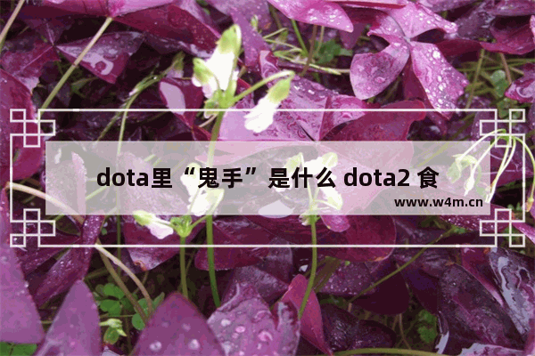 dota里“鬼手”是什么 dota2 食尸鬼