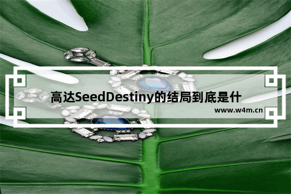 高达SeedDestiny的结局到底是什么 穿越火线之最后的战役